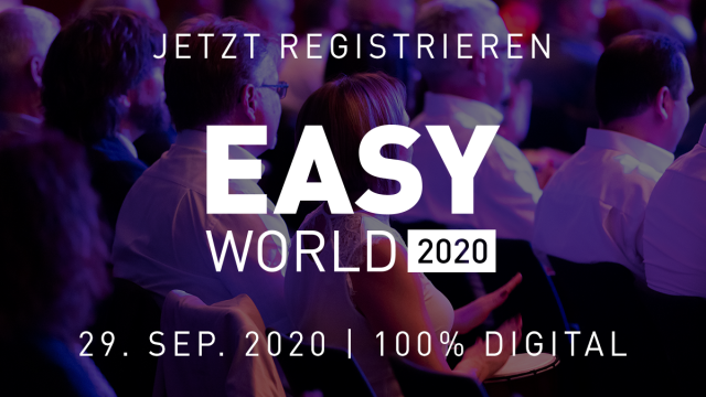 Tauchen Sie ein in die Welt der digitalen Geschäftsprozesse! Ob Experience Management, HR oder DMS – wir versorgen Sie mit den passenden Insights! Wir freuen uns auf Ihren virtuellen Besuch bei der #EASYWORLD 2020: bit.ly/38nfJ48 #EASYSOFTWARE bit.ly/2CtaGnL