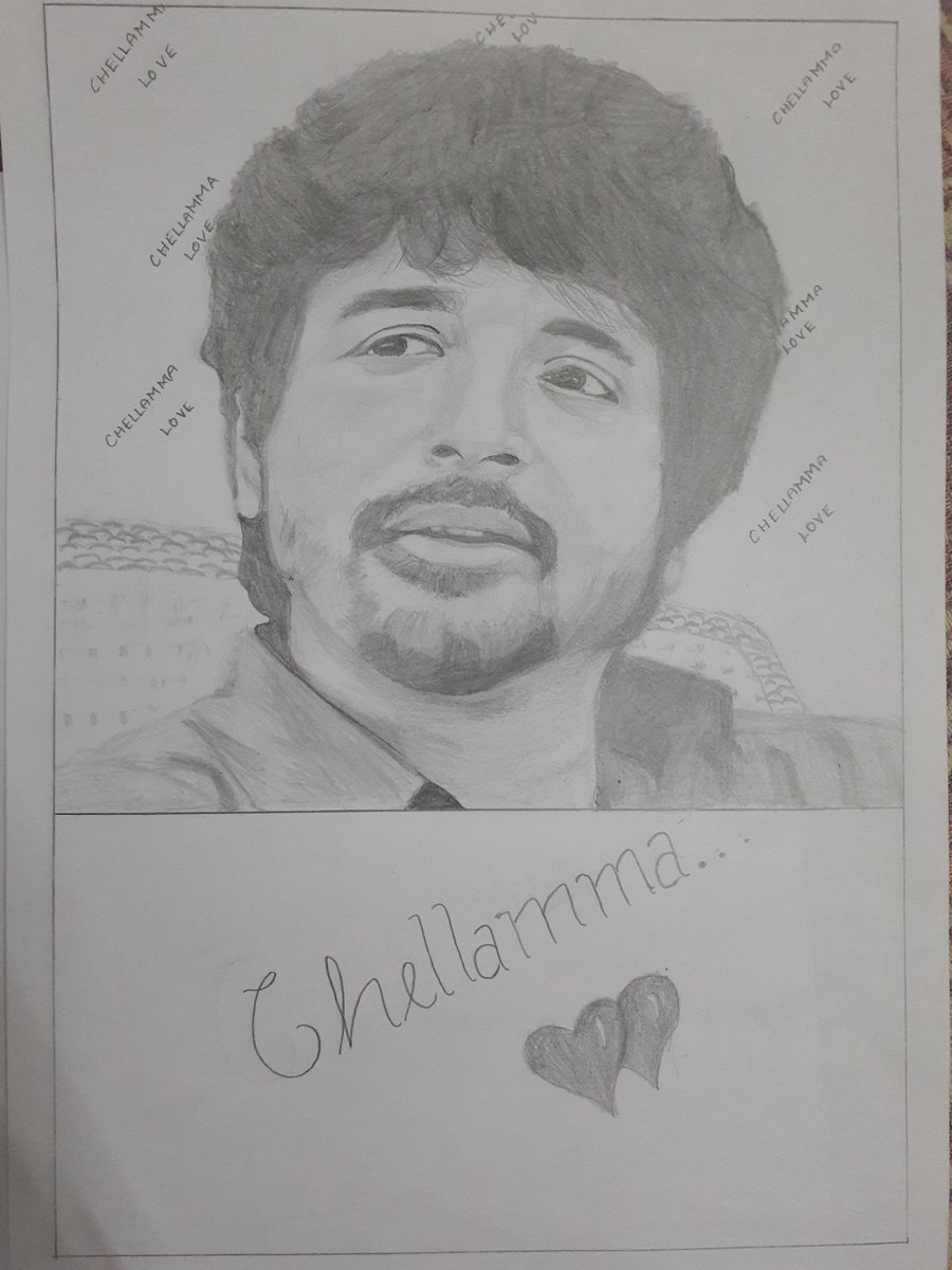 yaazh_ak's tweet photo. #Chellamma 
#ChellammaFromJuly16 🥳🥳🥳🥳
My 3rd Drawing for you @Siva_Kartikeyan Annaa 
Love u Annaaa😘😘😘😘😘😘😘😘😘😘😘😘😘😘😘😘😘😘 https://t.co/semhA9g1qf
