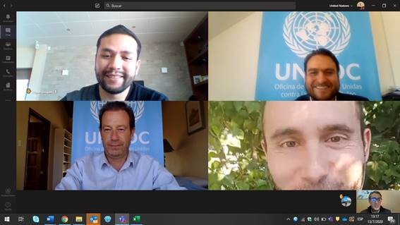 UNODCBolivia's tweet photo. @UNODCBolivia and @INCB_ION are jointly working towards enhancing the capacities of Counter-narcotics Regional Centre #CERIAN through the implementation of #IONICS and #OPIOIDS platforms.
#SDG16 https://t.co/e4QdTr0goJ