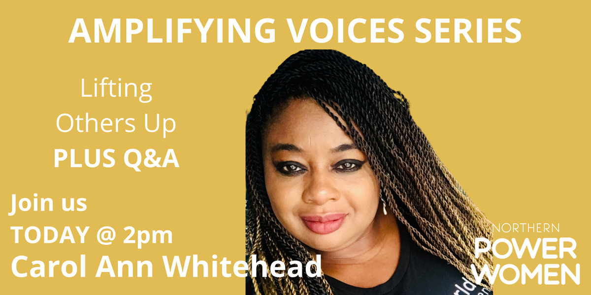 wearepower_net's tweet photo. LAST CHANCE TO REGISTER!
Have you grabbed a ticket for our #amplifyingvoices webinar? It's TODAY @ 2pm! We will be hearing from Carol Ann Whitehead - Carol Ann will be sharing her story and the importance of raising others up!
Register below!
https://t.co/GCNpbOpbx7 https://t.co/WiG8x3fOA3