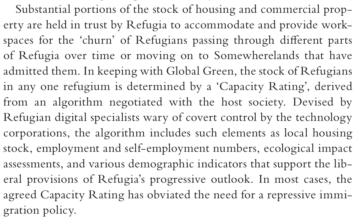 Now, I know this is explicitly utopian.But if your plan for utopia simply refuses to acknowledge the many and evident barriers to its realization, still less engage with them, then what purpose does it serve?