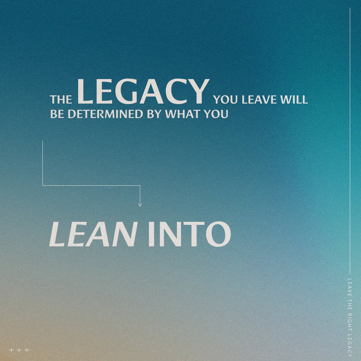 NorthsideCC's tweet photo. You can leave the right legacy by leaning into Jesus. Don't give up. Fight the good fight. Finish the race strong, because the legacy you leave behind matters. #Legacy https://t.co/oznQ1j5DRe