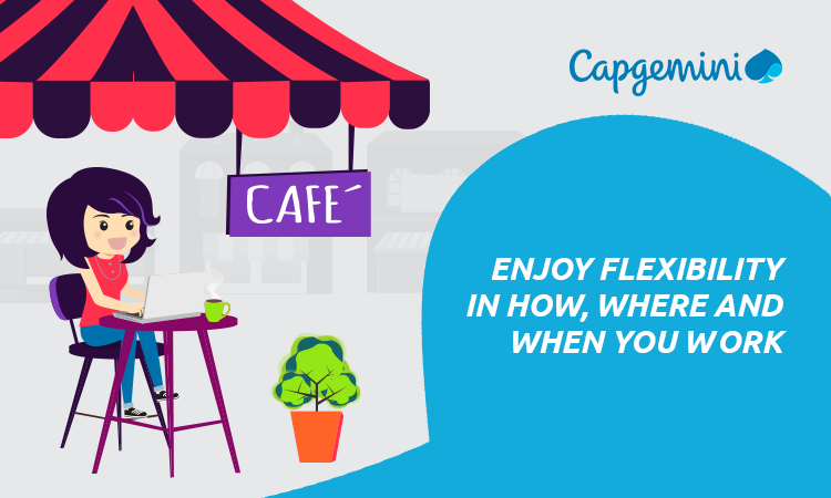 CapgeminiIndia's tweet photo. The Flexible Work policy will help us create pleasant work experience for our best talent by providing them flexibility in how, where, and when they work. Apply now to be a part of smarter working facilities: https://t.co/OO8QALpyeb
 #LoveYourCareer #CapgeminiIsHiring https://t.co/xDZkvCVDCq