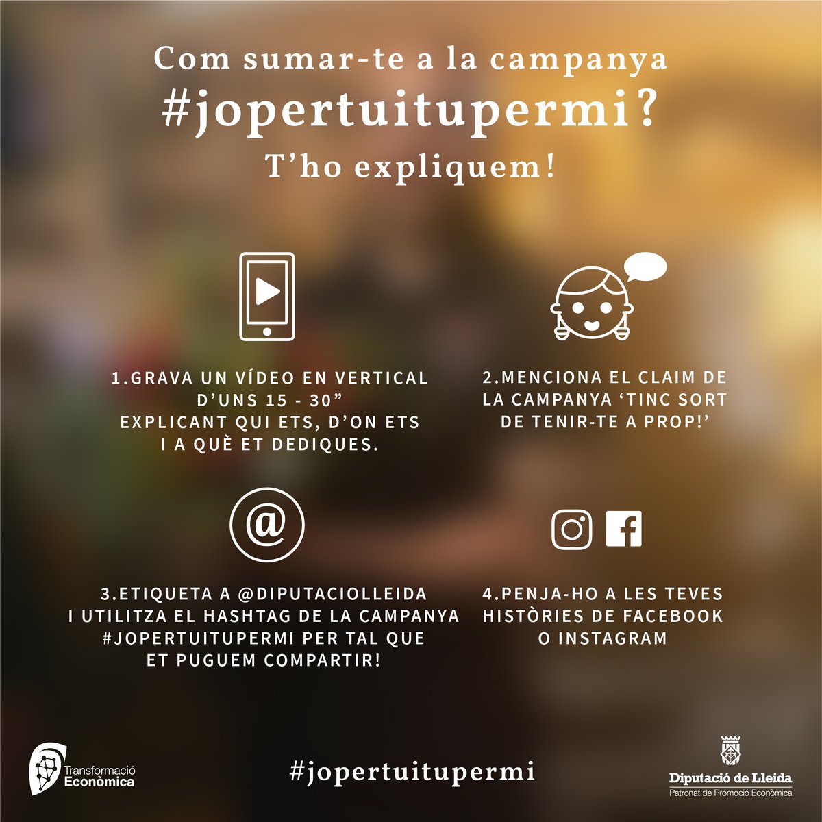 Promo_Economica's tweet photo. Suma't a la campanya! ➕ Tenir la sort de tenir-nos a prop ens ajuda a tirar endavant davant d'aquests moments difícils. #Jopertuitupermi #TincSort #compraproximitat #productelocal #Pimes https://t.co/g04n2YMgCD