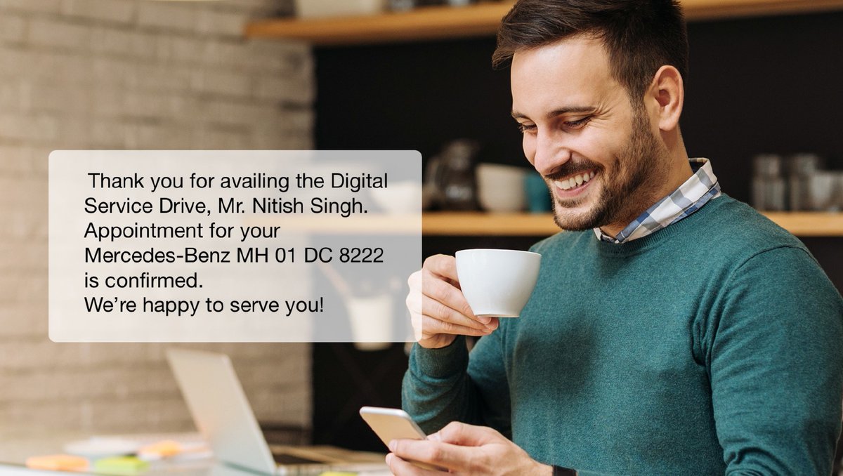 CarWale's tweet photo. Mercedes-Benz aims to strengthen its customer service with the launch of digital solutions, the ‘DSDNxt (Digital Service Drive Next)’ and ‘Pay at your convenience’. What are these services details https://t.co/9rBsu7NqDA

#CWNews #MercedesBenz #MercedesBenzIndia #servicesolution https://t.co/9JHlylO323