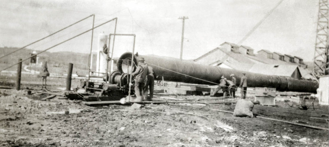 We approach issues as if the Nation should run strictly as a business. Canada built it's gas pipeline in 1912, Canadian Western Natural gas pipeline in Calgary. Which development was in Calgary in 1912?