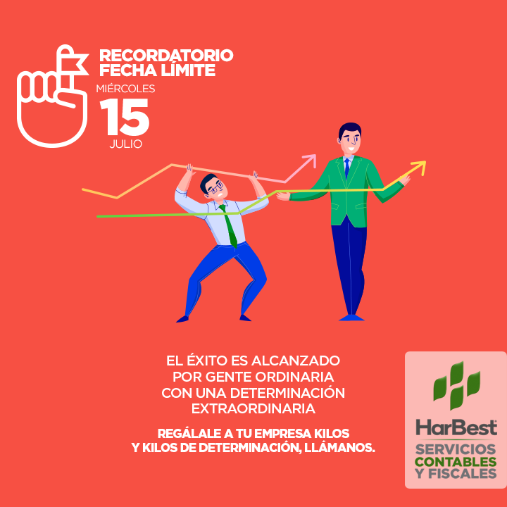 Harbestrd's tweet photo. #J15 Recordatorio
 Ventas Mercado Local Zonas Francas.
• Remisión de info Formatos 606, 607, 608 y 609.
• Envío Libros de Venta de las Soluciones Fiscales. 
• Impuesto Tarjeta Turista.
Llámanos o chatea : 849 220 8572 📲
#Harbest Servicios contables y fiscales.
#HarbestAyuda https://t.co/DiB8m9nsgh