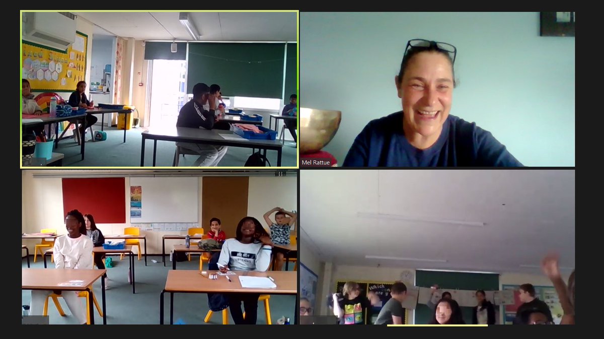 MindfulHerts's tweet photo. I am grateful for: me, my school, being alive, my best friend, a roof over my head... pupils sharing gratitude, kindness and happiness, last session of #pawsb #mindfulnessinschools @LHS_Watford @dotbschools Thankyou! Zoom had it’s⬆️&amp;⬇️ 💻crashes &amp; teaching moments! #mindfulherts https://t.co/Uo1RKUaScN