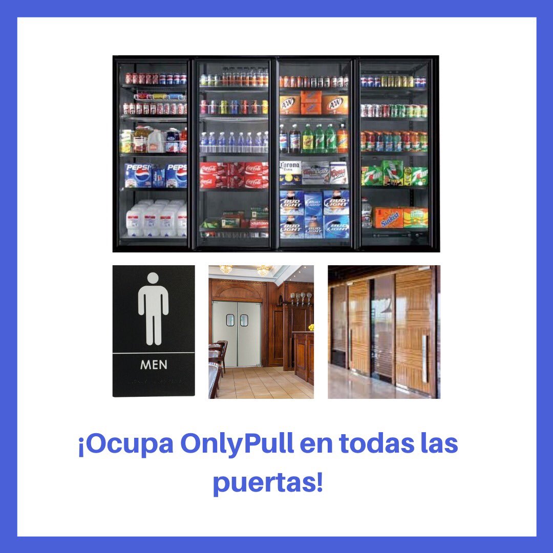 only_pull's tweet photo. ¿Cuántas veces hemos tocado alguna superficie sucia sin saberlo? ¿Cuántos realmente se lavan las manos después de ir al baño?
Evita el contacto con la manija común, ocupa onlypull.  
Visita: https://t.co/UvFAFJPP9S

 #saludybienestar  #saludparatodos  #saludlaboral  #oficinas https://t.co/bpBlTtqk6y