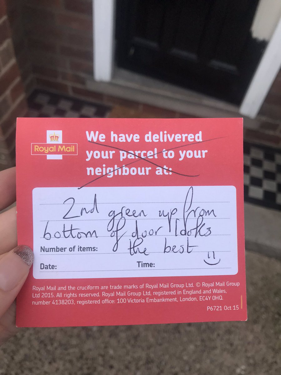 We were struggling to choose a front door colour... thank you to the postie for helping us out 🤣🤣🤣👏🏼👏🏼 <a href="/PostOffice/">Post Office</a>