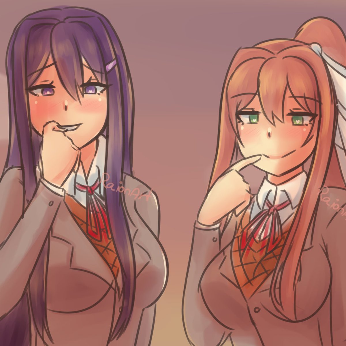 Monika joins Yuri being a yandere? 