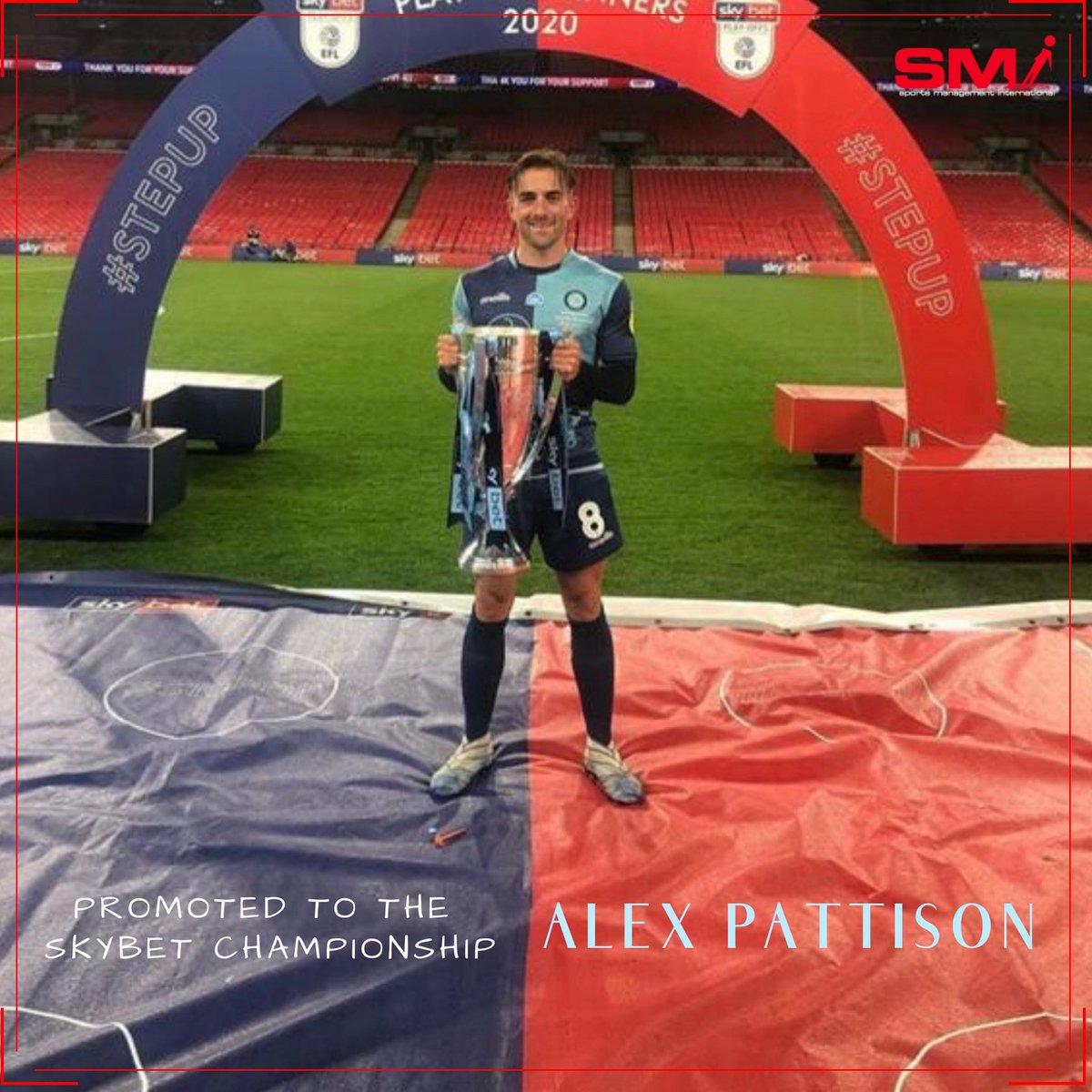 SMi_World's tweet photo. #AlexPattison 🏆 promoted to the @SkyBetChamp with @wwfcofficial what an achievement 🙌🏼 @SMi_World https://t.co/L5oU0dDRKj