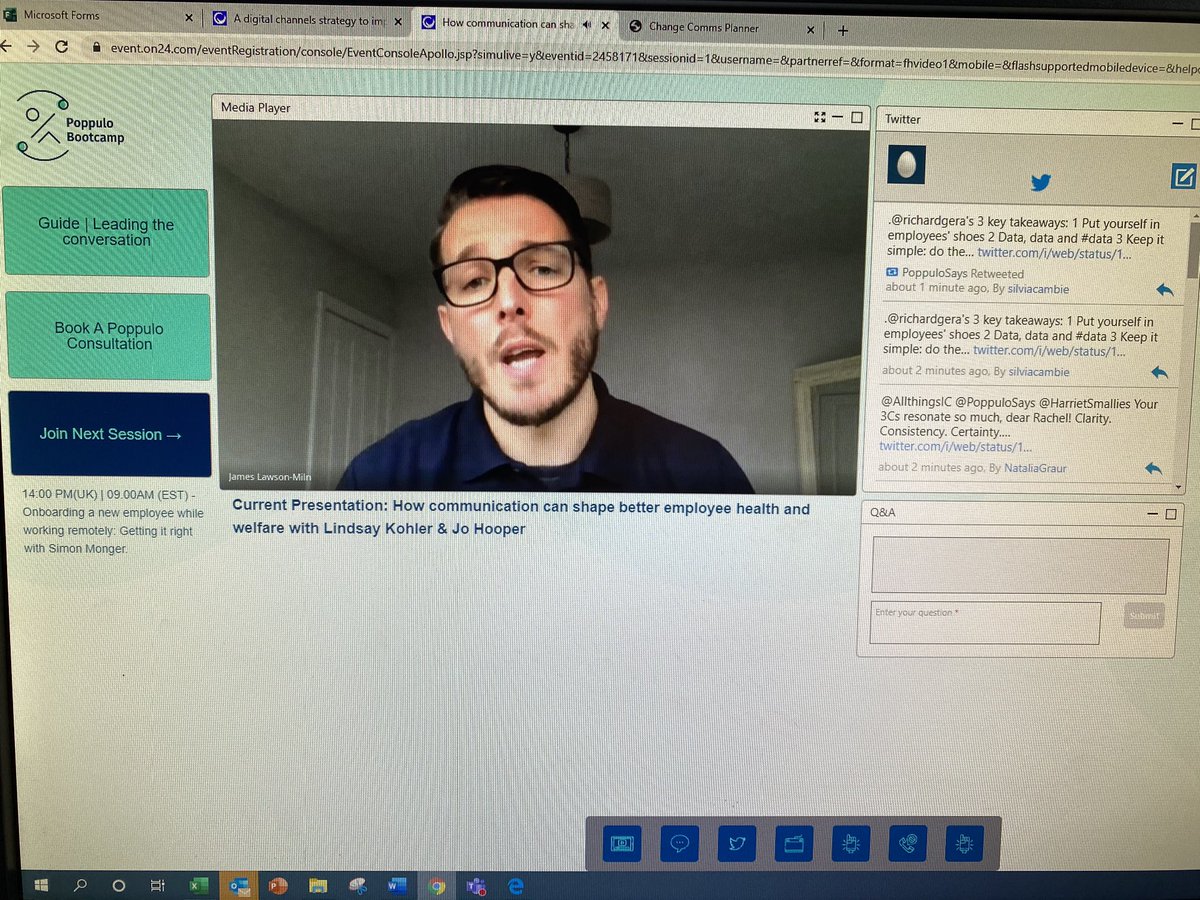 ICZaraB's tweet photo. Fantastic listening and watching the sessions as part of @PoppuloSays Bootcamp today. Lots learned already! https://t.co/1lND7hrnUs