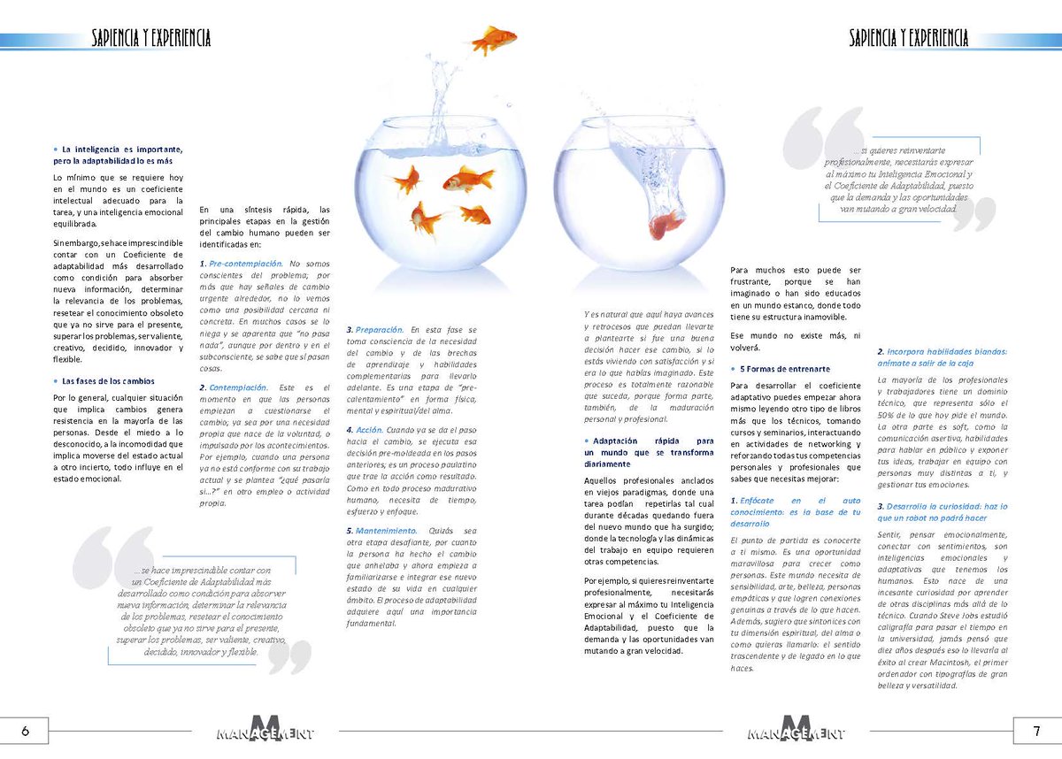 danielcolombopr's tweet photo. Muchas gracias a la revista #ManagementMagazine #Bolivia por el artículo.
Hablamos sobre el coeficiente de adaptabilidad de los #líderes en estos tiempos de transformación.
#entrevistas #medios #prensa #adaptación #gestióndelcambio https://t.co/thMkwgyuSl