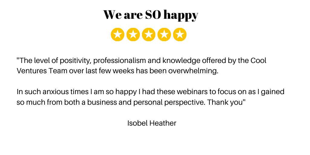 cool_ventures's tweet photo. Our first client completed the 12 hour programme of funded webinars. We couldn't be happier with their feedback!! Thank you @WestofEnglandCA for enabling this.
#bathtogether #TogetherWeCan #bouncebackbath https://t.co/mw8TCuZvgw