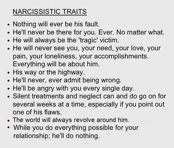 Traits narcissistic friends How to