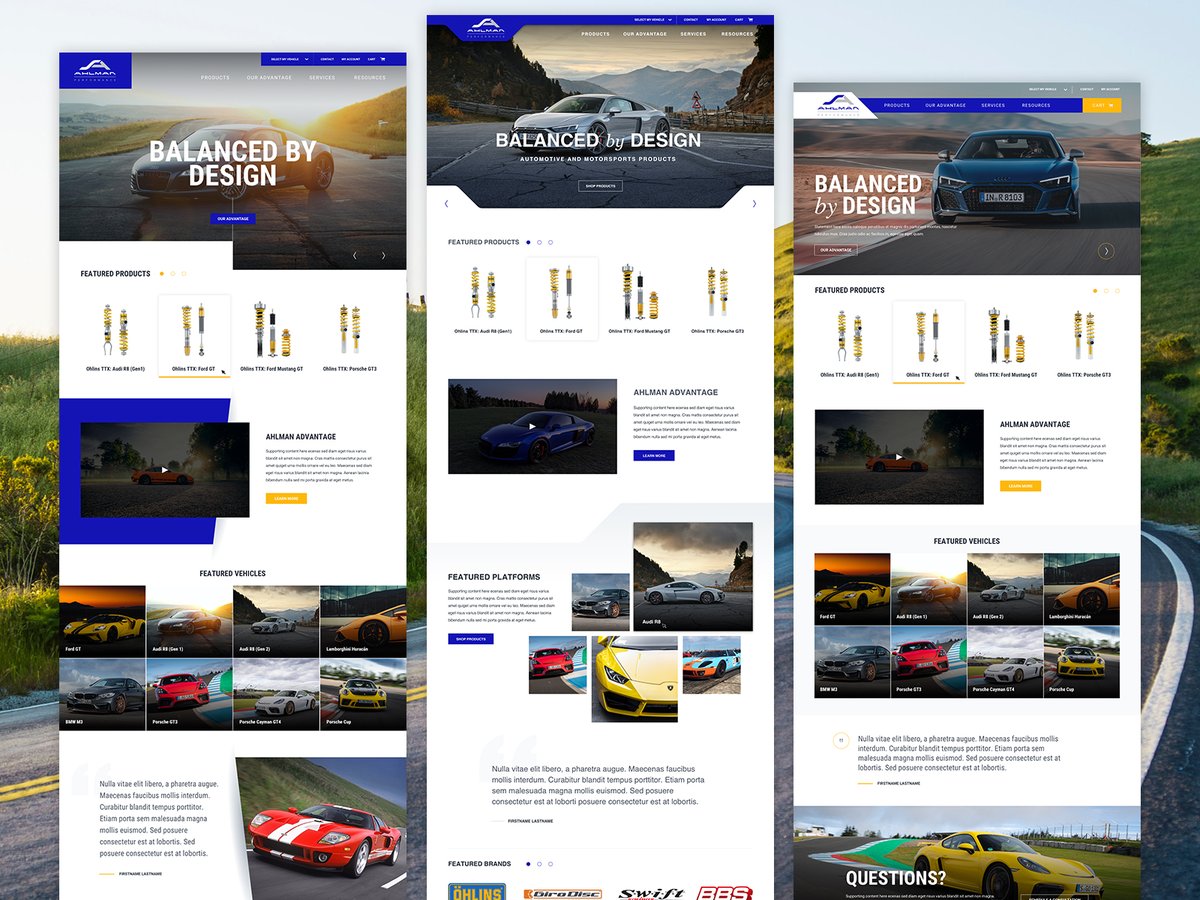 antistaticdsgn's tweet image. Over the last few months we’ve been working with Ahlman Performance on an amazing ecommerce site for their bespoke Öhlins suspension systems and other performance or racing products. We couldn’t be more proud of this site and can’t wait to see it live soon!
