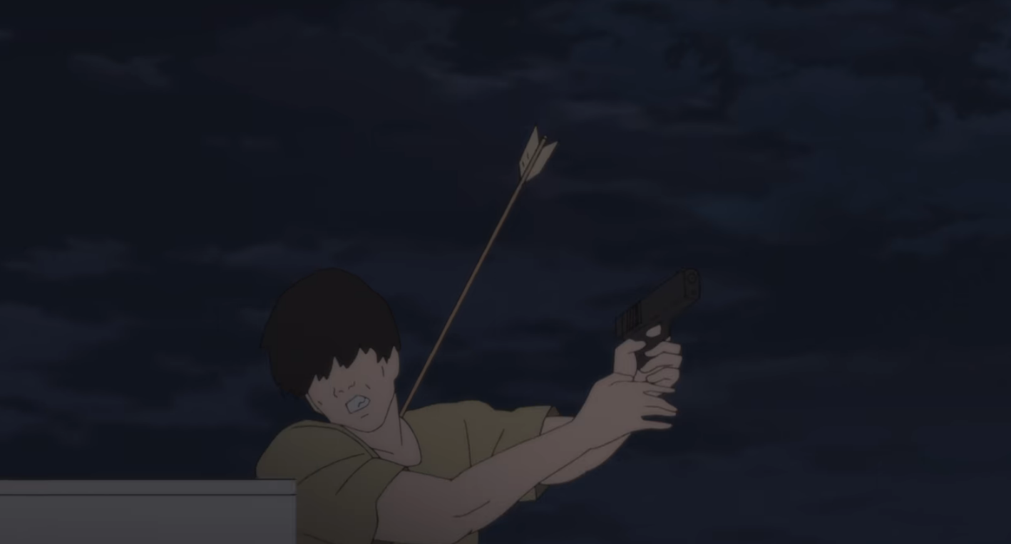 Kae 日本沈没は色んなb級映画 サメ映画 グロ ゾンビ映画で見た光景の詰め合わせセットなアニメでマジでチンプンカンプンやったわ T Co Kntaumvhcx Twitter