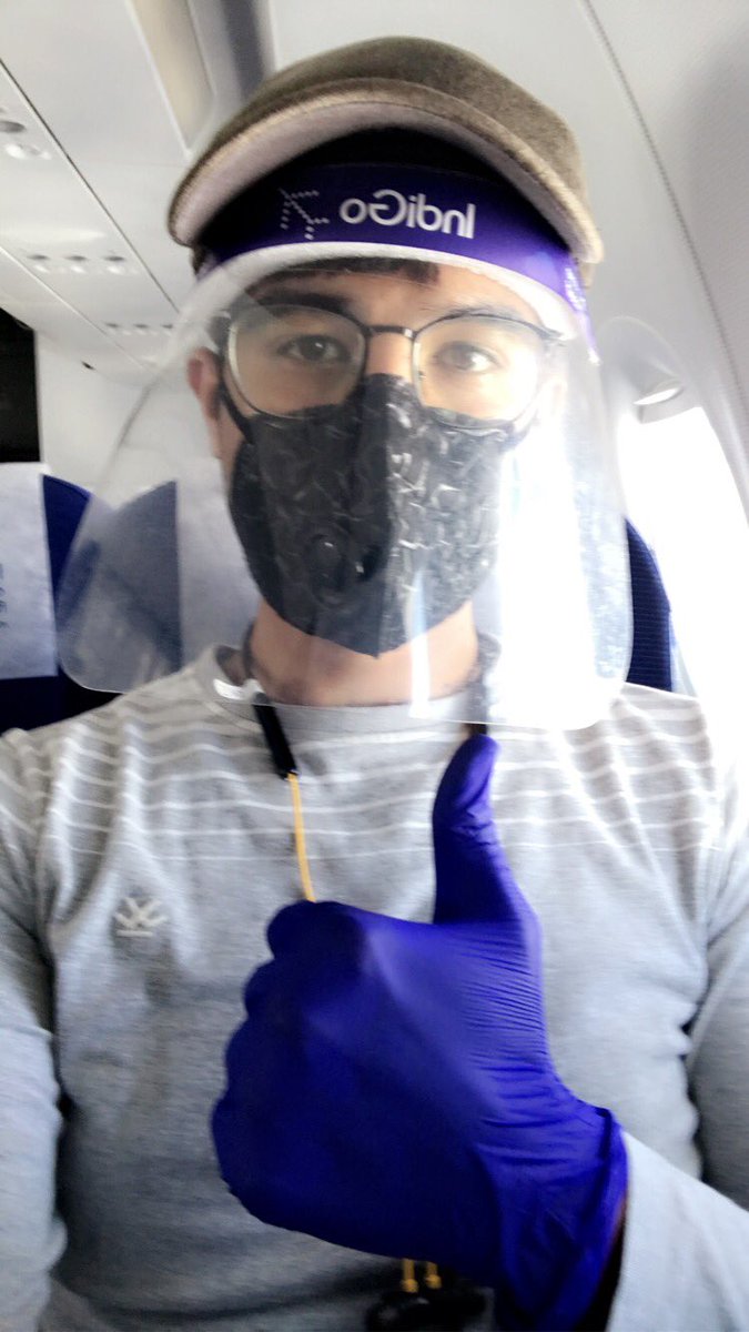 flywithpiyush's tweet photo. Travelled today with @IndiGo6E from BHO to BOM during #COVID19 pandemic. Today was the first flight after the lockdown situation in India from Bhopal. It was a great experience with @IndiGo6E as always. Safety was on top priority. Truly lean, clean flying machine ✈️ https://t.co/CcYlUDoj92
