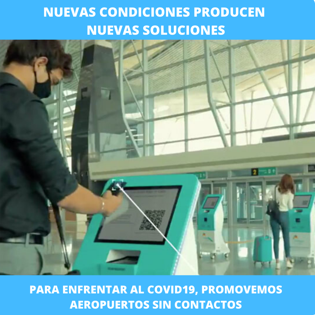 rolandoesserd's tweet photo. La tecnología dispone ya de equipos que permiten el flujo de pasajeros a través de un aeropuerto "Sin Contactos". Soluciones que comienzan a implementarse para evitar contagios de #COVID19 sin detener la dinámica de la aviación y el transporte aéreo.  Para mas información DM https://t.co/r5vAGkYNtp
