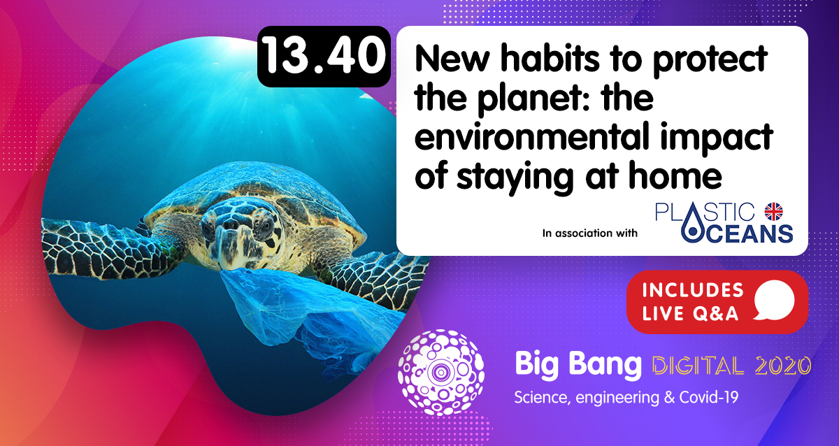 Coming up in ten minutes, with exclusive videos from Sir David Attenborough, join this interactive session on plastic pollution from <a href="/plasticoceans/">Plastic Oceans UK is now Ocean Generation</a> digitalbigbang.co.uk