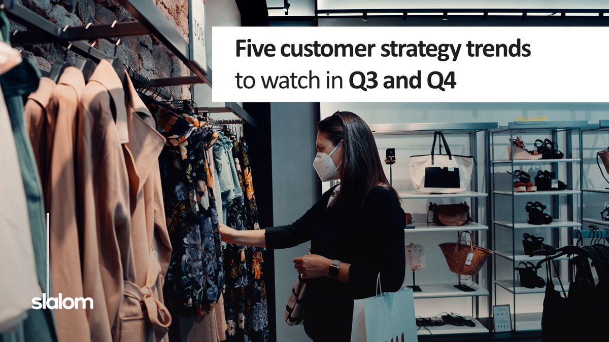 SlalomATL's tweet photo. Q2 saw rapid change in customer experience trends. New on @Slalom Customer Insight, we track the trends that are emerging -- and predict what's going to stick in the second half of 2020. https://t.co/ML6fe2mgPe https://t.co/jZCIOdsSkr