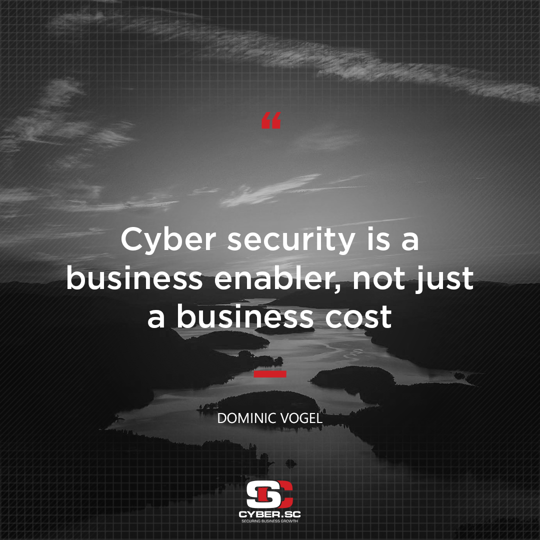 tynebridgedp's tweet photo. Business owners and executives need to understand that cyber security is a business enabler, not just a business cost. Under-investing in cyber security now could end up
costing your budget multiple times more in the long run.

#cybersecurity #cybersc #cybersecuritymatters https://t.co/HkKC6XNts9