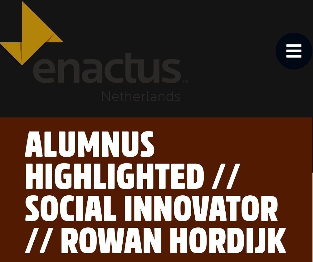 Vandaag online. Mijn interview met m'n oude club <a href="/EnactusNL/">Enactus Netherlands</a> ! Thanks guys, hier begon het allemaal. Lees je mee?

👉 bit.ly/3euJeTX

#enactus #alumnus #impact #ondernemerschap

 pic.x.com/7VvUIHvkUb