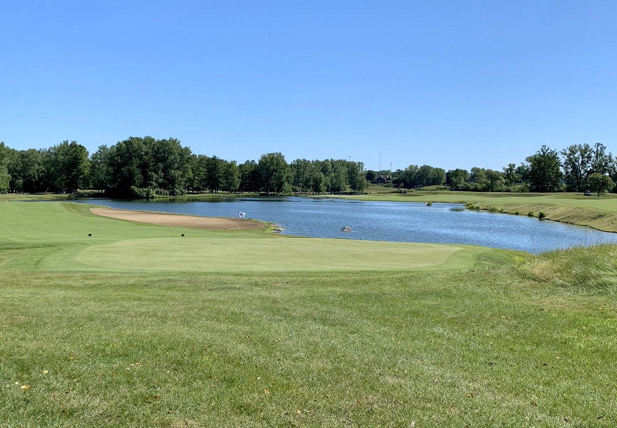 IndianaGolf's tweet photo. Round 2️⃣ of the 105th Indiana Open Championship @rockhollowgolf is underway! Brad Gehl leads the field at 6-under-par! Be sure to follow the action ➡️ https://t.co/orUY2UDAWY
#BACKonCOURSE #IndianaOpen2020 https://t.co/vteIbhIOP1