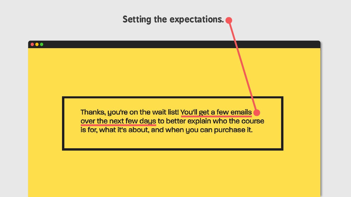 Paul wants to be able to control the customer's sales journey. He captures the leads and creates a communications channel. Controls which information they receive before seeing the sales page.He can build interest and show value before revealing the cost of the course.