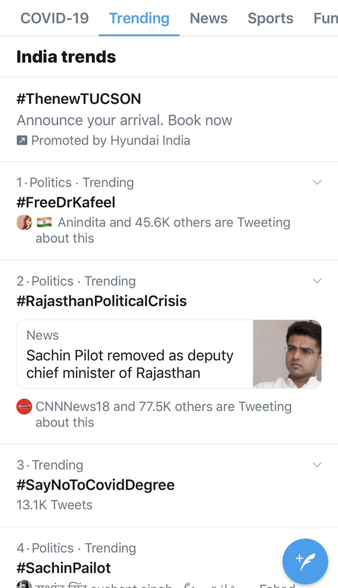 DrHarjitBhatti's tweet photo. Our appeal to  #FreeDrKafeel is trending at NUMBER 1 👏🏻👏🏻 with 45.6 K tweets &amp; counting 
Thank you all for your support 😊 https://t.co/0ktjPuQBgf