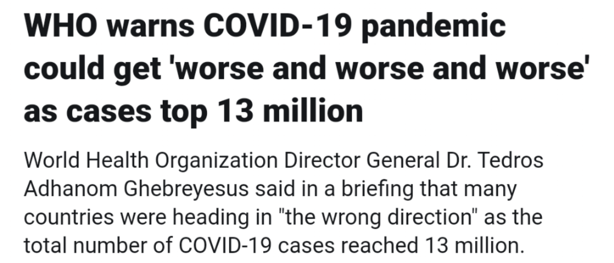 thevirdas's tweet photo. Well...at least this is convenient for the intern who does the headlines. For the last four months, he just has to change the number. Headline stays the same. https://t.co/WsoMFLQ23B