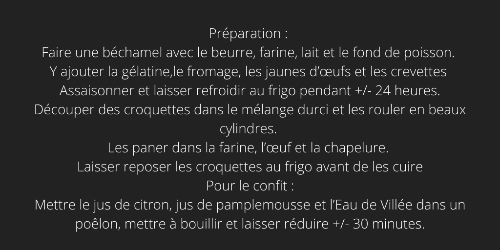 distibiercee's tweet photo. Idée recette: Croquettes de crevettes grises au confit d'agrumes à l'Eau de Villée https://t.co/xPuxa0ZTmh