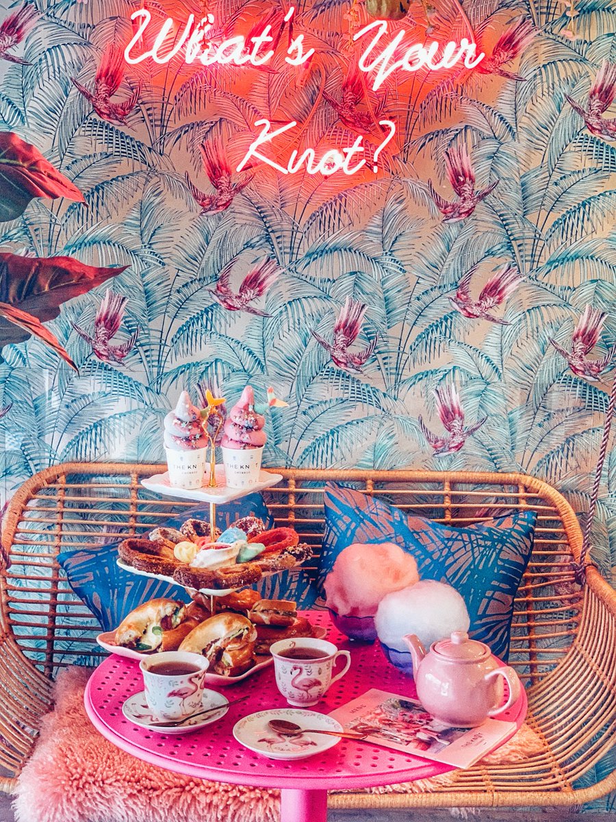 We are now open for dine-in for afternoon tea. Taking booking only via our website 😃 theknotchurros.co.uk/afternoon-tea
