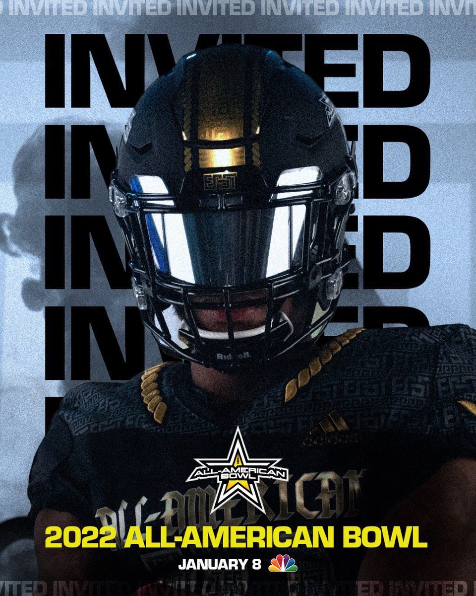emmanuelhende17's tweet photo. Blessed to be invited to the 2022 All-American Bowl!!!@genevacoschools @jimbobstriplin @TremendousUM https://t.co/NCBwF0TyMK