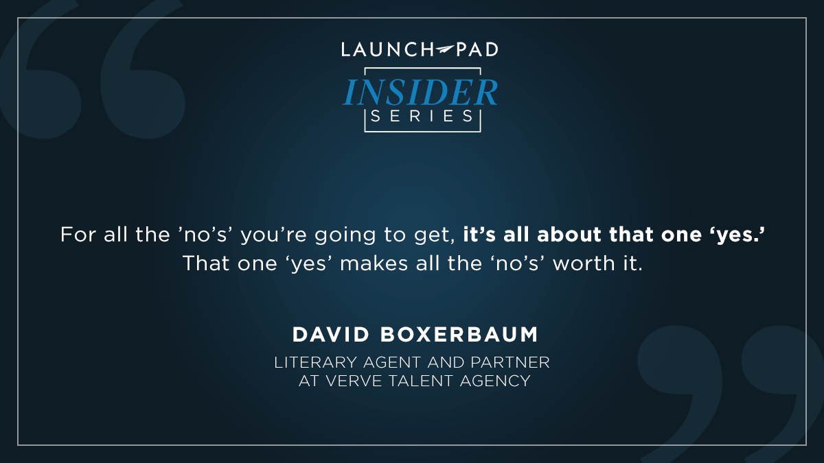TBLaunchPad's tweet photo. It might take 499 no's, but you just need one yes.

#screenwriting #writing #TVwriting #hollywood #trackingboard #launchpad #losangeles https://t.co/adUwAPySBl
