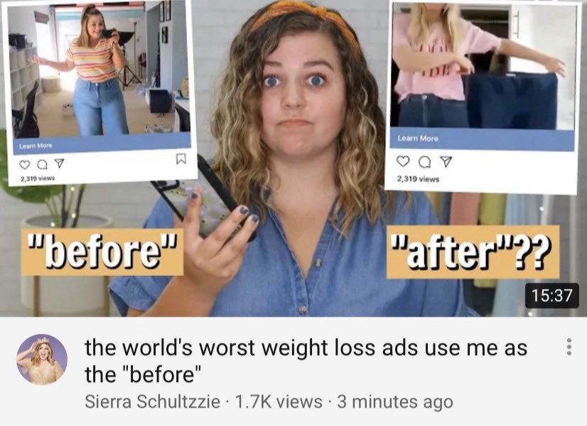 Schultzzie's tweet photo. new video- we need to talk about the sketchy ads that use my footage without my permission.  

https://t.co/zvv7S04gFL https://t.co/qE95F1joAK
