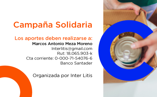 Facdeh_UCentral's tweet photo. La Agrupación Estudiantil #InterLitis, junto a la Dirección de Apoyo y Vida Estudiantil y @Facdeh_UCEN, iniciaron campaña solidaria para ir en ayuda de sus compañer@s en situación de vulnerabilidad.
https://t.co/bjYUf7lCfn https://t.co/43j575MNb9