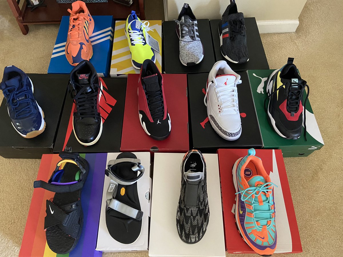 Kupidrewskii's tweet photo. Pre-College Cleanout (1/2) ALL SZ 11 except for the SZ 10 suicoke sandals (Some are DS)—anything you’re interested in, DM me👍🏽 https://t.co/nbP5yNTj3D