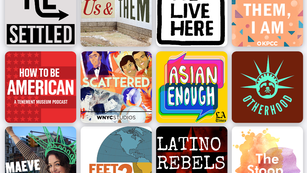 ApplePodcasts's tweet photo. What does it mean to be American? Hear diverse voices talk about various aspects of American identity. https://t.co/Kh9z1y3zrn https://t.co/kJm87wefFf