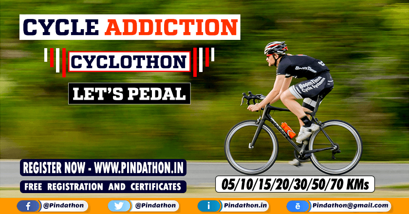 Pindathon's tweet photo. Cyclothon Challenge https://t.co/REPv89U7qK