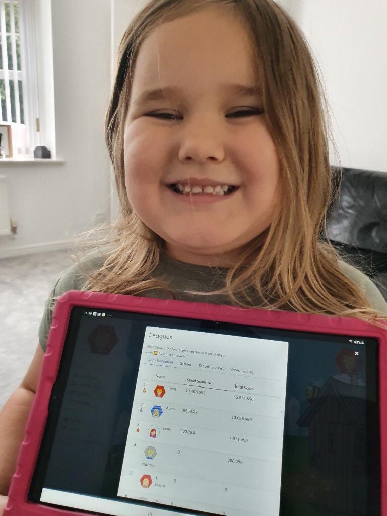 leighSTJOHNSRec's tweet photo. A BIG WELL DONE!🥳🥳 At the start of lockdown she said that she wanted to complete ALL of the Reception  @IXLLearning challenges and she has done it! Every single one! 👏🏻👏🏻 https://t.co/kyM2kMiiUo