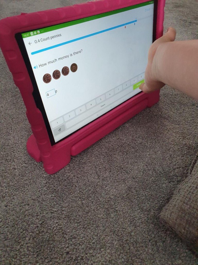 leighSTJOHNSRec's tweet photo. A BIG WELL DONE!🥳🥳 At the start of lockdown she said that she wanted to complete ALL of the Reception  @IXLLearning challenges and she has done it! Every single one! 👏🏻👏🏻 https://t.co/kyM2kMiiUo