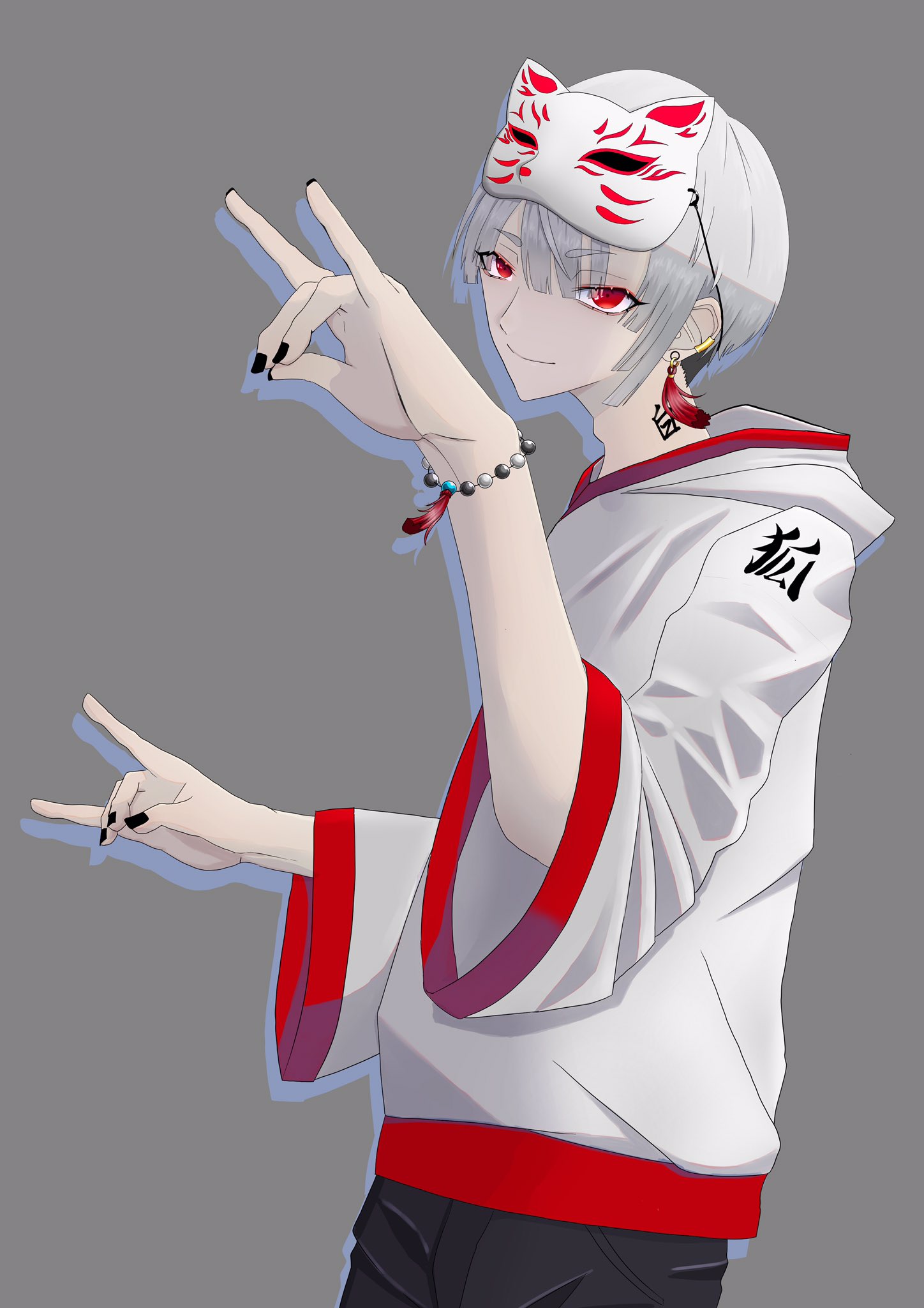 唯ちょ Yuucho 白狐 黒狐それぞれ T Co I2m6p1jocr Twitter