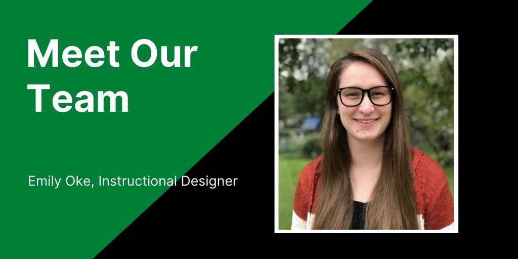 loyola_aspire's tweet photo. This week we'd like to introduce you to our Instructional Designer, Emily Oke. Emily has been with our team since March and has helped us with everything from course building to graphic design. Fun fact: she has a strong passion for education and has taught in 3 countries! https://t.co/b0peQE8WFC