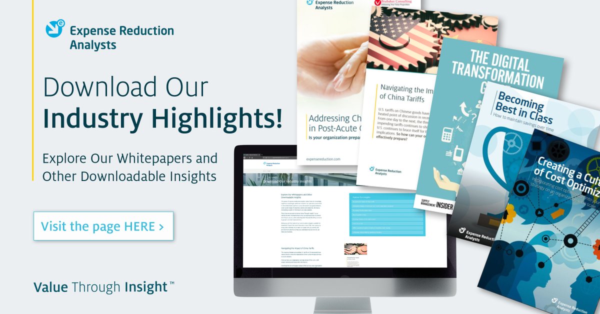 ExpenseRedux's tweet photo. Download our industry insights to help your business navigate today's challenging times. https://t.co/7ARwyWYrKk

#valuethroughinsight #thoughtleadership #costmanagement https://t.co/cJipMM1DGN