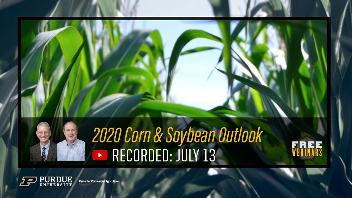 PUCommercialAg's tweet photo. Yesterday's webinar is available for viewing along with the slidedeck and the #PurdueCommercialAgCast companion podcast. 

Visit https://t.co/p0HAg3opXm to download https://t.co/oeE1QjCD1J