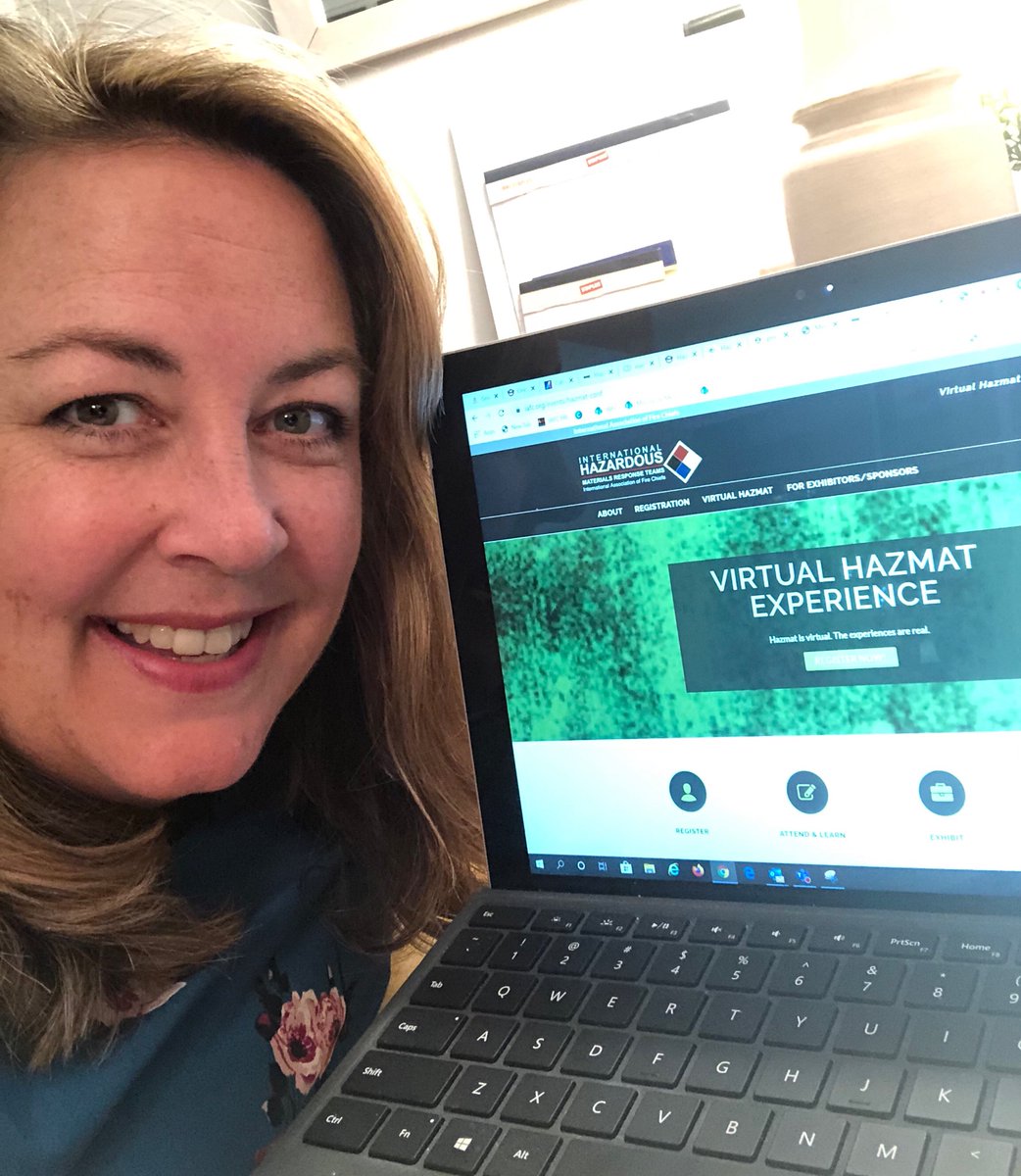 IAFC's tweet photo. Hello attendees of the @IAFC #VirtualHazmat event! Please stop by to say hi at our virtual booth - "International Association of Fire Chiefs." We'd love to hear how you're enjoying your experience so far! #IAFCcommunity https://t.co/XVr7m9lv6j