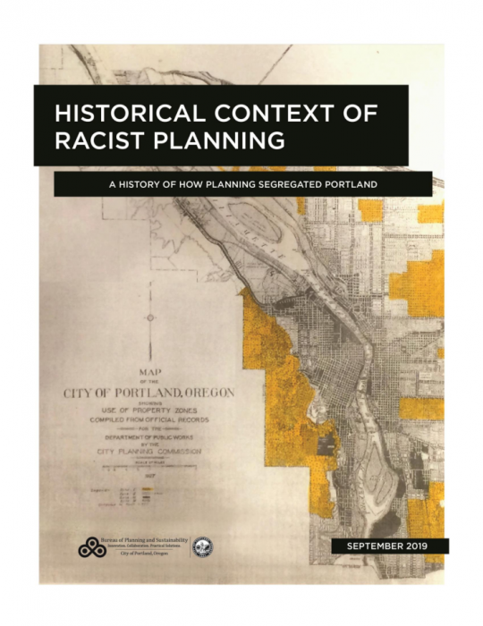 Oregon has a history of racial discrimination in housing, redlining and urban renewal policies that have adversely impacted communities of color. Black people once restricted to close-in areas have now largely, systematically, been pushed out.  https://www.portland.gov/bps/history-racist-planning-portland