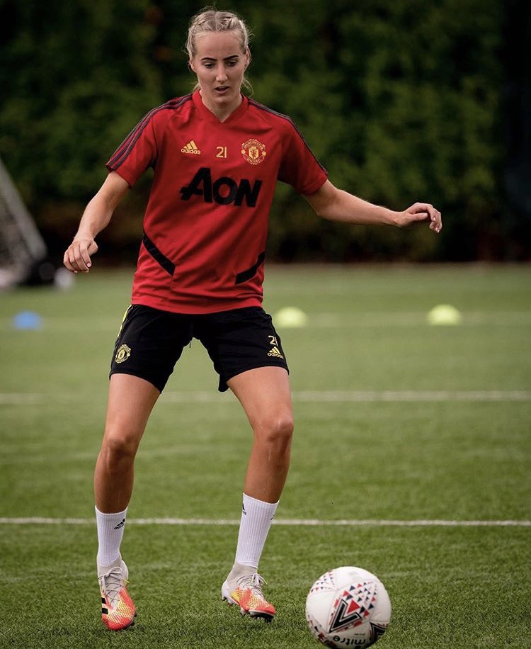 First day back !!! <a href="/MillieTurner_/">Millie Turner</a> 

#MUWomen #MUFC